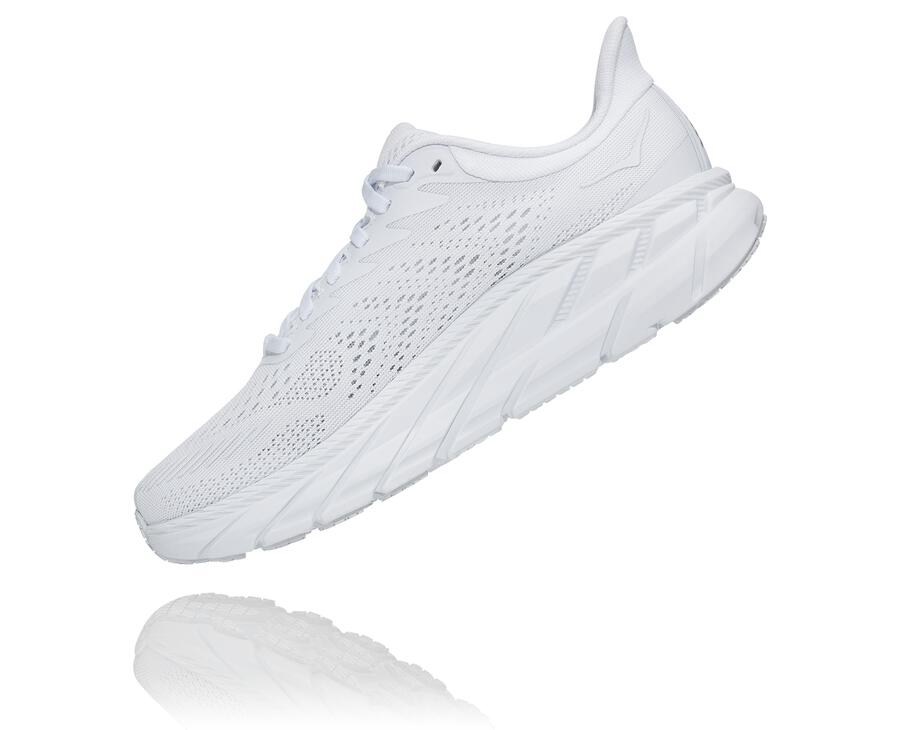 Hoka One One Clifton 7 Löparskor Dam - Vita - ZUQPJ-5643